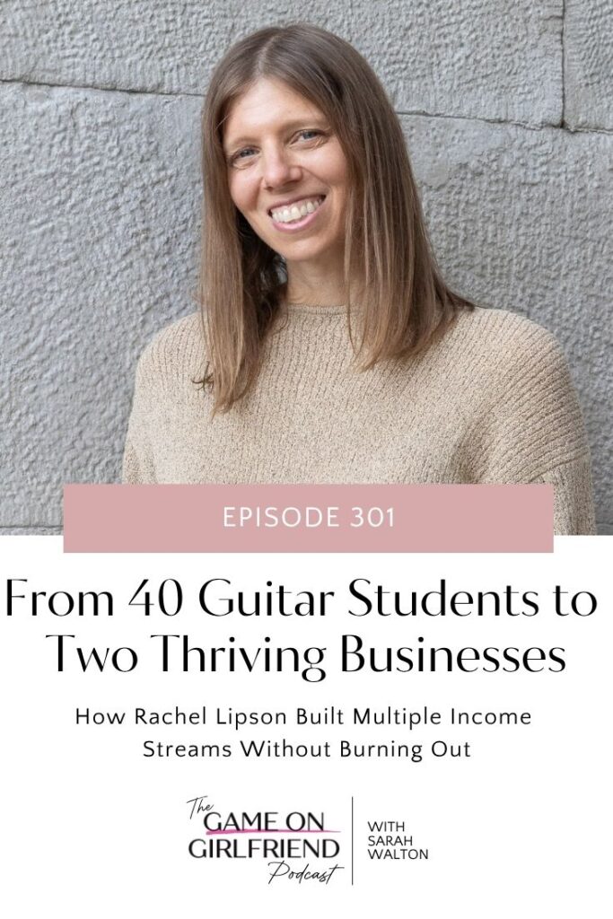 Rachel Lipson entrepreneur who built two businesses Blue Balloon Songwriting and Brooklyn Family Travelers