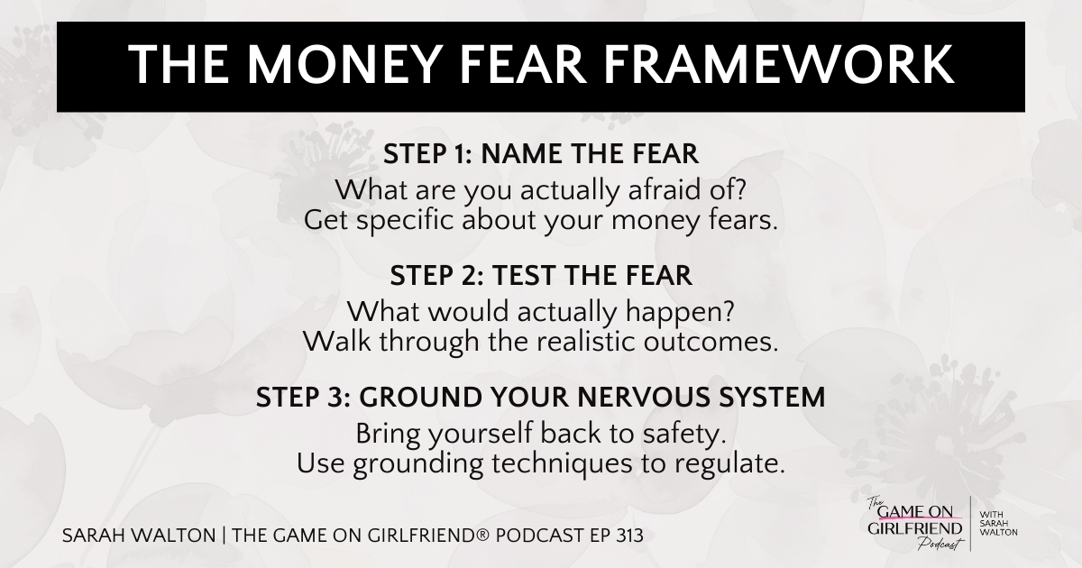 The Money Fear Framework: three-step process to address money fears for women entrepreneurs by Sarah Walton