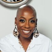 Carrolee Moore, founder of The Podcast Pitching Society, discussing visibility strategies for women entrepreneurs with Sarah Walton on the Game On Girlfriend® Podcast